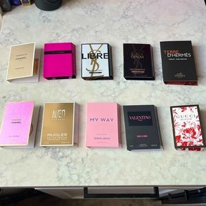 10 New Designer Perfume Samples